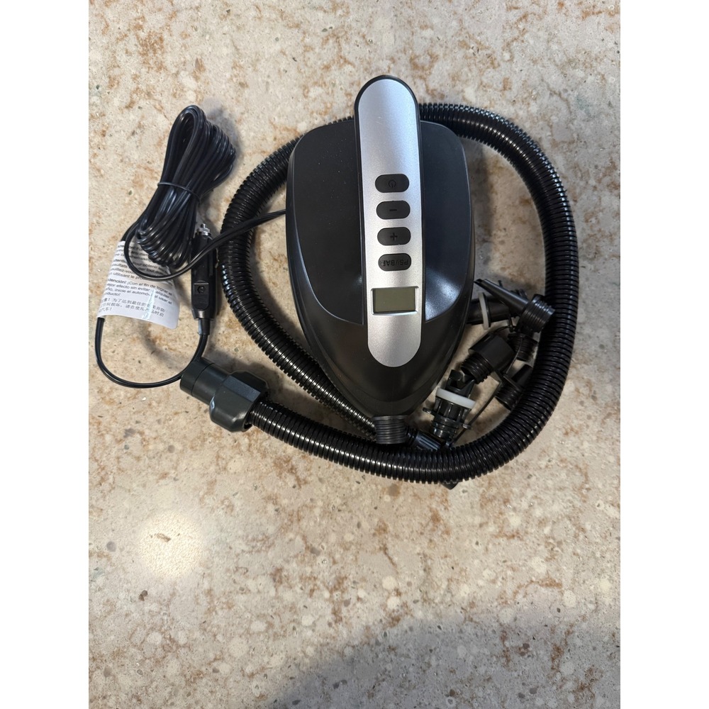 SereneLife SLPUMP20 16 PSI Electric Paddle Board Pump 12V DC Air Compressor